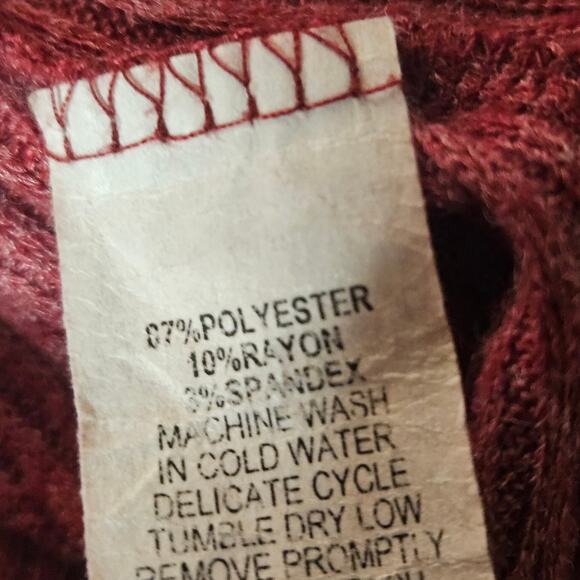 Open Front Ribbed Sweater Size Medium - Picture 4 of 4